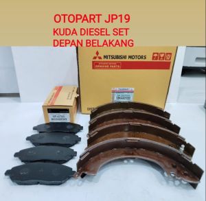 BRAKE PAD BRAKE SHOE KUDA KAMPAS REM SET DEPAN BELAKANG KUDA