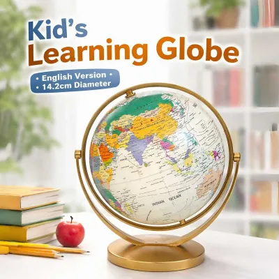 [MSIA SHIP] NOVELTY Kids Educational World Globe Learning 14.2cm Stationery Supplies Geography School Children Development Doorgift Goodies Birthday Christmas Party Gift Present Kindergarten
