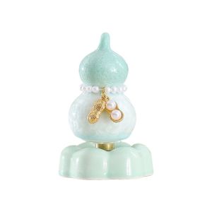 FLEURS 360 °   Sự xoay chuyển Tượng bầu gốm sứ May mắn Tinh tế Bầu may mắn xoay Dễ thương Nhiều màu sắc Tượng gốm sứ Trang trí nhà cửa