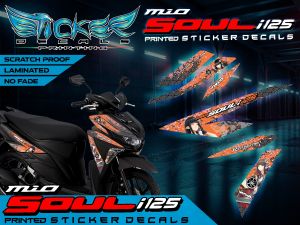 Mio Soul Hinoa (Customized Design) Sticker Decals
