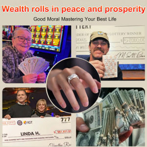 Year of the Dragon Domineering Retro Ring Domineering 3D Blessing Ring Personalized Mens ThreeDimensional Zodiac Ring for Good Luck