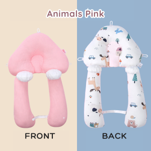 DAPANDA Baby Positioning Mushroom Pillow Anti-Flat Head Support Cotton Bolster Cushion 0-3 Year Kids