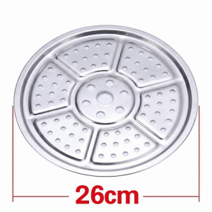SQMETR 16-34cm Kitchen Gadgets Steamer Compartment Stainless Steel Steamed Rice Cooker Rack Durable Round Cooker Canning Rack