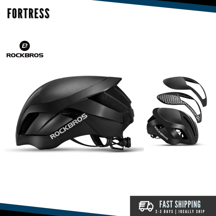 Fortress ROCKBROS Bicycle Helmet MTB Road Bike Cycling Safety Helmet 3 ...