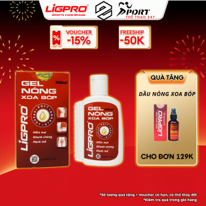 Gel Nóng Xoa Bóp LIGPRO [100ml]hỗ trợ  cho người bị đau nhức xương khớp đau mỏi cổ vai gáyđau day thần kinh