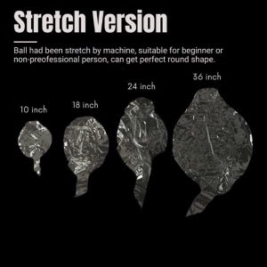 [Wholesale] 18 Inch Bobo Balloon Original Transparent Round Bubble Clear Bobo Stickers Stretched Air Balloons Stick Rod