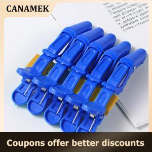 【 CANAMEK 】 5pcs lot Plastic Hair Clip Hairdressing Clamps Claw Section Alligator Clips Barber For Salon Styling Hair Accessories Hairpin