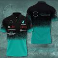 2023 New Men's Petronas F1 Racing Team Summer Polo Shirt, Po. 