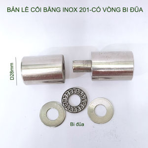 01 Bản lề cối xoay có trang bị vòng bi đũa bằng inox 201 đường kính 28mm