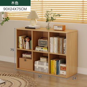 Living Room Bookcase Shelf Floor Home Low Cabinet Student Storage Cabinet Eight-Grid Cabinet Assembled Cabinet Locker Bookshelf