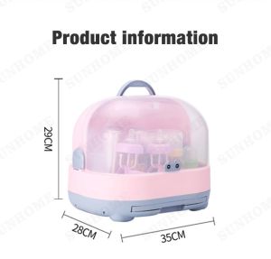 Baby Milk Bottle Storage Feeding Bottle Pacifier Anti Dust Baby Items