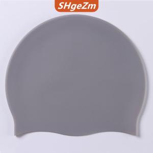 [COD] SHgeZm Silicone Thế Giới Silicone Mũ Bơi Người Đàn Ông Phụ Nữ Tóc Dài Màu Sắc Không Thấm Nước Thể Thao Đàn Hồi Cao Người Lớn Bơi Hồ Bơi Hat Lặn Hat