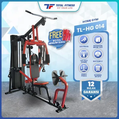 DISKON PROMO Alat Fitness Home Gym Station 1 Sisi Leg Press TLHG-014 Multi Fungsi - TLHG014