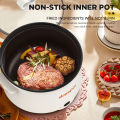 Dreepor 3L Mini Rice Small Multi-Function Electric Cooker With Steaming Tray Non Stick Pot. 