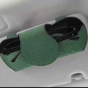 1PC Car Sun Visor Magnetic Glasses Storage Bag Card Holder Organizer Accessories For Tesla Model 3 Model S Model X Model Y Roadster