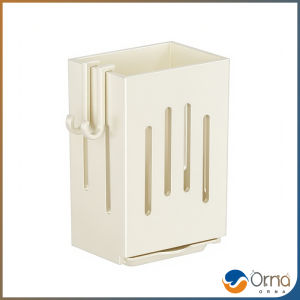 Orna ชั้นวางเครื่องครัว ที่วางตะเกียบระบายน้ำอเนกประสงค์ ตะกร้าตะเกียบติดผนัง chopsticks bucket