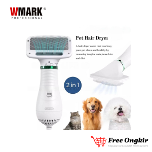 Pet Grooming Dryer Pengering Bulu Anjing Kucing Sisir Dan Blower 2 in 1 Hair Dryer Hewan Peliharaan