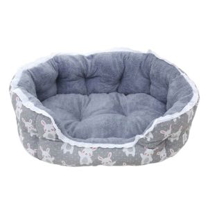 QEFEE Warm Heighten Pet Nest Comfortable Soft Dog Cat Universal Beds Puppy Mat Pad Fleece Dog Bed House Winter