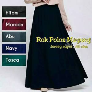 Rok Jersey Payung Jumbo Tebal Premium