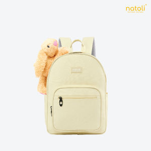 Balo nữ thỏ bông thời trang Natoli hàn quốc cute nhiều ngăn đựng laptop 14 inch Sweet Bunny Backpack B28
