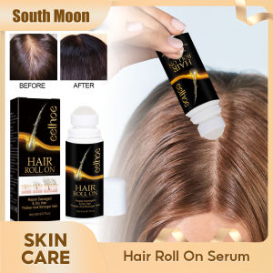 Eelhoe Ball Dense Hair Essential Oil Hair Growth Oil Efficient Anti Hair Loss Essential Oil Roll Ball Damaged Scalp Smooth Nourishing Hair Oil Hair Growth Essential Oil Baldness Anti Hair Loss Repair Damaged Hair Strengthen Scalp Roller