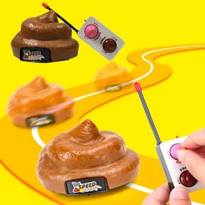 SUN ME Fart Sound Remote Control Poop 360 Rotating Simulation Poop Trick Toy Novelty Funny Poop Joke Toys Adult Kids