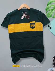 Kaos distro pria keren  bandung  Baju Bombbogie  terbaru pria wanita kaos jumbo pria xxl xxxl Baju D GREEN Pria Dewasa