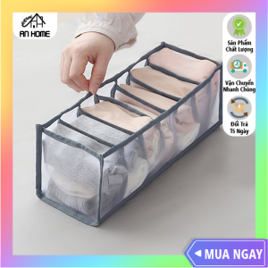 Túi Đựng Quần Áo Chia Ngăn ANHOME Hộp Xếp Quần Áo Đồ Lót Tiện Ích 7 Ngăn Tiện Lợi Giá Rẻ