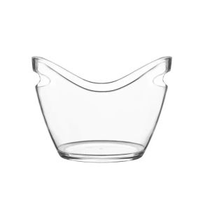 YUANZ Acrylic Transparent Ice Bucket 4/8/12L Large Capacity Wine Chilling Bucket Drinks Cooling Container Anti-fall Champagne Bottles Ice Cooler Club