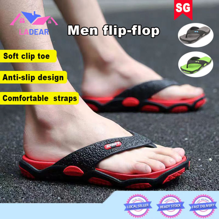 SG Men Flip Flop Sandal Thong Sandals Anti Skid Arch Thick Sole Comfort Casual for Outdoor Beach Swimming Long Walk Thong Sandals For Men High Heel Thong Sandals Lazada Lazada Singapore