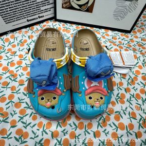 crocs Dép sục lỗ hoạt hình Chopper nam nữ đi ngoài trời mùa hè chống trượt EVA Dép lê bít mũi đế mềm dễ thương đi biển