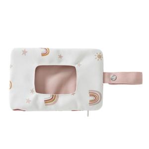 Xách tay khăn lau Dispenser bơm lại lau chủ cho trong nhà ngoài trời tái sử dụng du lịch Khăn ướt container bé lau Pouch