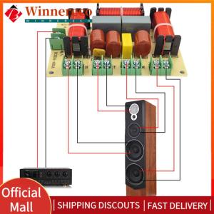 Premium 250W Four-Way Speaker Frequency Divider for Clear Sound Distribution in Concert and Studio Setups