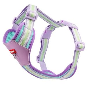 ER52858 Lightweight Dog Harness Breathable Adjustable Pet Vest Chest Strap Durable Nylon Cat Lead Puppy