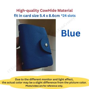 Kad Perniagaan Gold Bar Dompet Penyimpan Card  Material Cow Hide