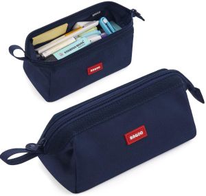 🔥HOT🔥Pencil Case Stationery Box Big Capacity Pen Pouch Large Storage High Capacity Pencil Bag Makeup Bag Holder Box Organizer for Office College School