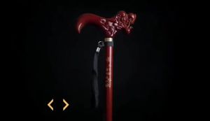 2025 Gậy Đầu Rồng Và Phượng Màu Gỗ Đàn Hương Đỏ