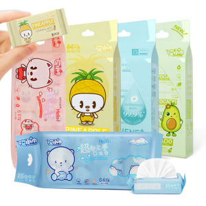 Tisu Basah Lucu / Tisu Basah Mini / Tissue Basah Mini / Tissue Karakter 1 pack isi 8 pcs  1 pcs isi 8 lembar SH G08