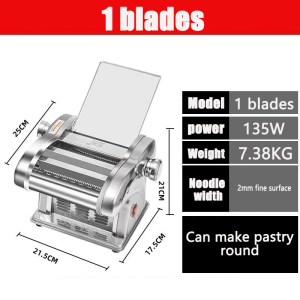 Gilingan Mie Listrik Isaran mie Pembuat Pasta Listrik mesin pembuat pasta noodle maker Giling Rol Pemotong Sheeter Penggiling Kulit Pangsit Pastel Otomatis Karipap Ampia Kue Bawang lumpia listrik penggilingan mesin penipis adonan  Mesin pasta tipe rol