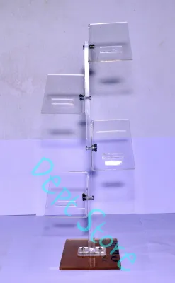 Display Sepatu Akrilik 4 Tingkat | Acrylic Mika Sepatu 4 Susun