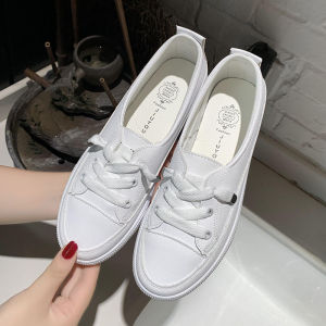 BD66 Leather slip-on shoes flat closed Toe sandals women fashionable footwear