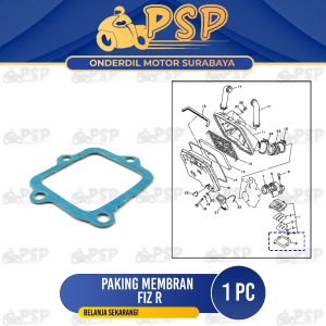 Paking Membran Fizr - Packing Peking Gasket Membran Reed Valve Yamaha Force 1 F1z F1zr