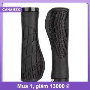 【CANAMEK】 1 cặp xe đạp Grips chống sốc Xe Đạp Handlebar bìa chống trượt có thể khóa Grips Ergonomic đi xe đạp cao su xử lý Grips