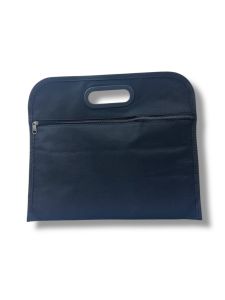 Document File Folder Bag Zippered 2 Pocket Folder Tuition School Teacher Fail Murah