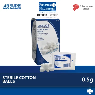 ASSURE Cotton Ball Sterile 0.5G