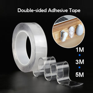 Multifunctional Traceless Double-sided Fixing Nano Anti-Slip Tape Gel Measure Washable Wall Treatment Adhesives (5M/3M/1M)