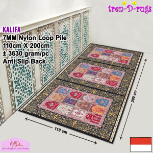 Tren-D-rugs Karpet sajadah jumbo motif turkey alas lantai masjid anti slip 110 cm x 200 cm - NMs