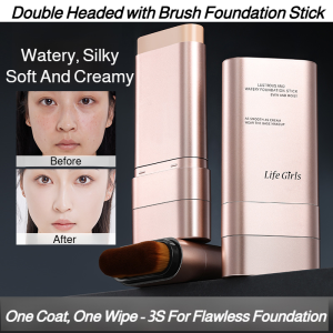 Double-Headed Foundation Stick Water Based Concealer Foundation Stick 30s Quick Makeup Foundation Long Lasting