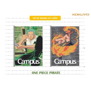 Vở CAMPUS kẻ ngang 80120 200 trang vở Campus ONE PIECE tập ONE PIECE 200 trang - Loki Home