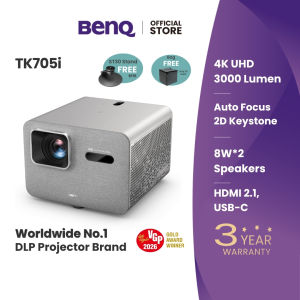 BenQ TK705i 4K Home Projector Optical Zoom 100-180 Inch 3000lm Dolby Audio Google TV 3 Year Warranty
